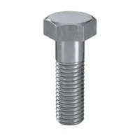 Hex Head Cap Screw: Steel, Class 8.8, Zinc Plated, M14, Metric, 45 mm lg, Partially Threaded, 25 PK (MPN HF08140450-025P1)