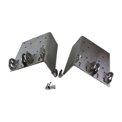 AMERICAN GARAGE DOOR SUPPLY Bracket: Bracket, Bottom, 3 in For Track Size - Max - Brackets for Garage Door Rollers