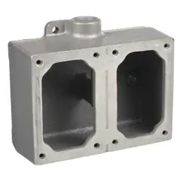 APPLETON ELECTRIC Mounting Body: 2 Gangs, Iron, 1/2 in Hub Size, Dead End, 6 13/16 in Overall Ht (MPN EDS172)