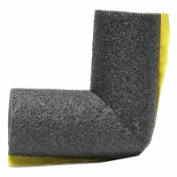 Pipe Fitting Insulation: Polyethylene, Slit with Adhesive, 3/8 in Thick, 1/2 in ID, 2.1 R-Value (MPN 5ELB58H)