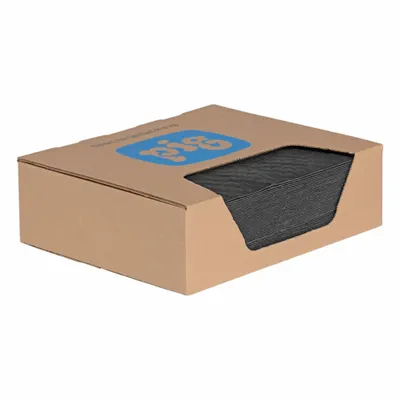 PIG Sorbent Pad: 25 1/4 oz Volume Absorbed Per Pad, 20 in x 16 in Pad Size (L x W) - Sorbent Pads