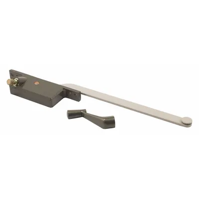 PRIME-LINE Window Operator: Crank, Handle Included, Left-Hand, Frame, Bronze - Awning & Casement Window Operators & Handles