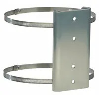 VIDEO MOUNT PRODUCTS Adaptor: Pole, Fixed, 0° Swivel, Powder Coated, Silver, For Televisions, LCDPA