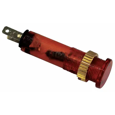 Dayton Flush Panel Light: 5/16 in Panel Mounting Hole Dia, LED - LED Indicator Pilot Lights