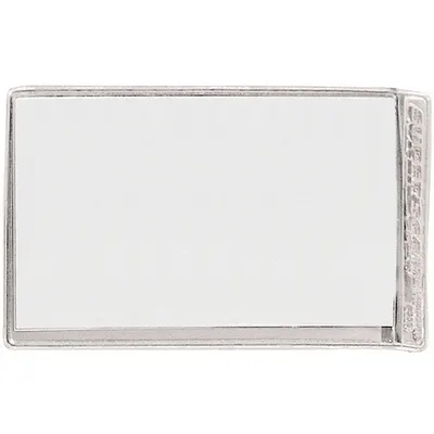 QUANTUM STORAGE SYSTEMS Label Holder: 5 in x 3 in - Attached-Lid Tote Label Holders