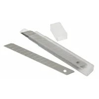 ABILITY ONE Snap-Off Blade: 3 15/16 in Blade Lg, 9 mm Blade Wd, 0.02 in Blade Thick, 5110-01-621-5255, 10 PK (MPN 5110-01-621-4767)