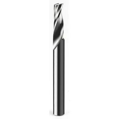 ONSRUD 63-818 Spiral O-Flute Upcut Router Bit for Plastics, 4 mm Dia, 8 mm LOC - Spiral O-Flute Router Bits for Plastics