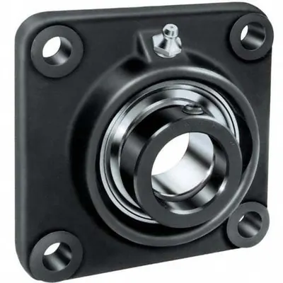 TIMKEN Flange Mount Bearing: Radial Ball, 1 in Bore, Cast Iron, Concentric Collar - General Purpose Flange-Mount Ball Bearings