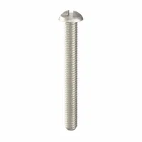 Tamper Resistant Screw: #8-32 Thread Size, 1 1/2 in Lg, Stainless Steel, Plain, Round, 100 PK (MPN 141470)