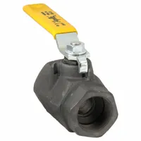 APOLLO Manual Two-Way Ball Valve: 1 1/4 in, Steel, Straight, FNPT x FNPT, Std Port Ball Port, Lever (MPN 73A10624)