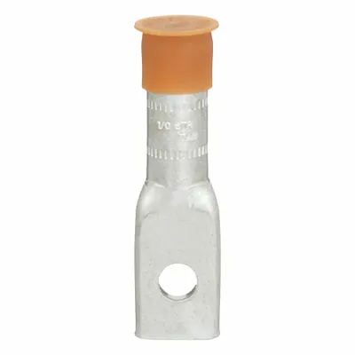 3M Compression Lug: 3/8 in Stud Size, 1/0 AWG / 1/0 AWG For Wire Sizes, Stranded Wire Type - One-Hole Compression Lugs