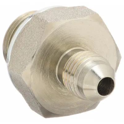 ADAPTALL Hydraulic Hose Adapter: 1/4 in x 3/8 in Fitting Size, Male x Male, NPTF x NPTF - NPTF-to-NPTF Steel Hydraulic Hose Adapters