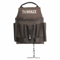 DEWALT Tool Pouch: For 2 1/2 in Belt Wd - Max, 8 Pockets, Brown (MPN DWST550114)