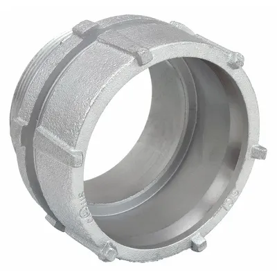 RACO Rigid Compression Connector: Iron/Steel, 2 1/2 in Trade Size - Connectors for Heavy-Wall RMC & Medium-Wall IMC Metal Conduit