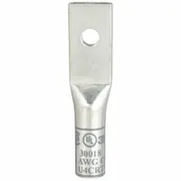 Compression Lugs: #10 Stud Size, 4 AWG For Wire Sizes, Stranded Wire Type, Std, Copper (MPN 30018)