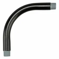 Elbow, 90 Degrees: 3/4 in Trade Size, Male to Male, 6 11/16 in Overall Lg, Steel, PVC Coated (MPN PV0790EL00)