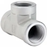 PARKER Metal Pipe Tee: Tee, Steel, 1/8 in x 1/8 in x 1/8 in, 5,000 psi (MPN 1/8 MMO-S)