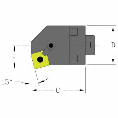 ULTRA-DEX USA Indexable Cutting Head Unit: MH40 MSKNL6-CFT (MPN 912-000-178) - Machining