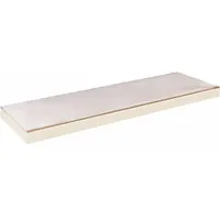 HALLOWELL Boltless Shelf: 96 in x 48 in, 650 lb Load Capacity, Particleboard, Tan, Boltless Shelf (MPN DRHCPL9648PT)