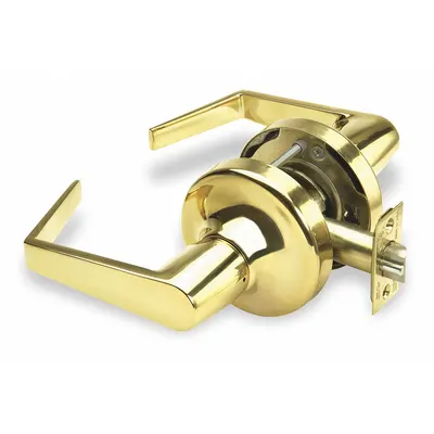 ASSA ABLOY ACCENTRA Door Lockset: Passage Lever Locksets, Brass