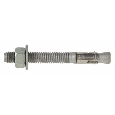 DEWALT Wedge Anchor: 3 1/2 in Overall Lg, 5/8 in Dia, 5/8"-11 Thread Size, 1 1/2 in Thread Lg - Steel Wedge Anchors