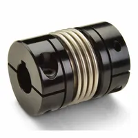RULAND MANUFACTURING Bellows Coupling: 16 mm Bore Dia 1, 14 mm Bore Dia 2, 5 mm x 5 mm Keyway Size 1 (MPN MBCK41-16-14-A)