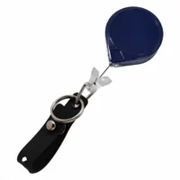 Badge Holder: Split Key Ring/Strap, Horizontal/Vertical, 1/2 in Badge Pouch Wd, 2 in Badge Pouch Ht (MPN 0025-0164-H)