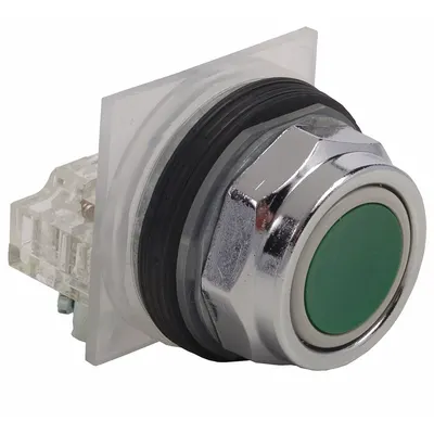 SCHNEIDER Push Button Operator: Non-Illuminated, Flush Profile, 30 mm - Flush-Mount Push Buttons