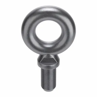 KEN FORGING Machinery Eye Bolt: With Shoulder, Steel, Plain, M64x6.00 Thread Size - Machinery Eye Bolts with Shoulder