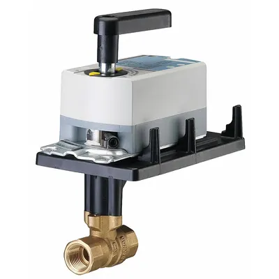 HVAC Control Ball Valve: 2-Way, 1/2 in Female NPT, 1.6 CV Flow, 200 psi Close-off - 2-Way NPT Connection Ball Valves