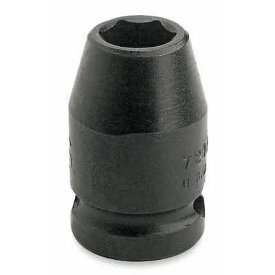 PROTO Impact Socket: 1/2 in Drive Size, Metric, 8 mm Socket Size, 6-Point, Std - 1/2" Drive Impact Sockets