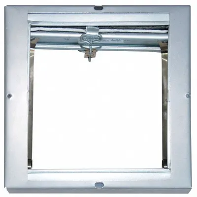 AIR KING Ceiling Radiation Damper: Steel, AKFH1, 908RJ7/908RJ9, (2) 1 in #6 Screws - Ceiling Radiation Dampers for Bathroom Exhaust Fans