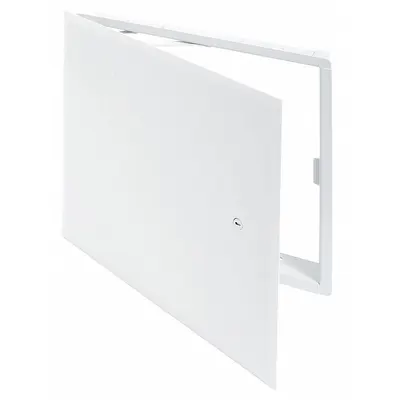 TOUGH GUY Access Door: 24 in Ht, 24 in Wd, Concealed Hinge, Steel, 16 ga, Powder Coated - Latching Access Doors