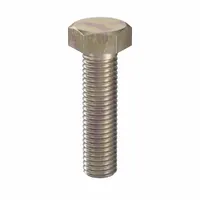 Hex Head Cap Screw: Steel, Class 10.9, Zinc Yellow, M14, Metric, 55 mm lg, Fully Threaded, 25 PK (MPN HC30140551-025P1)