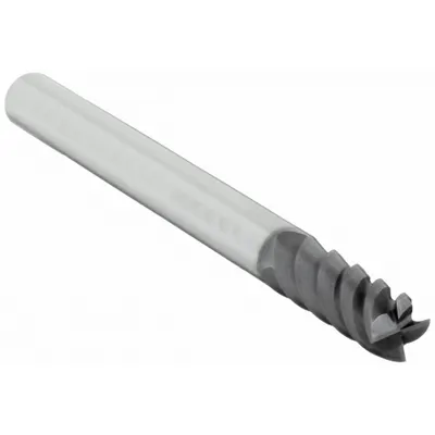 WIDIA HANITA Square End Mill: Carbide, AlTiN Coated, 4 Flute, 1/4" Mill Dia, 3/8" LOC - Carbide Square End Mills for Hardened Materials