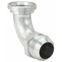 Hydraulic Hose Adapter: 1 1/4 in x 1 1/4 in Fitting Size, Female x Male, NPTF x NPTF, Rigid (MPN 500024-20S)