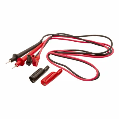 TRIPLETT Universal 48" Test Leads with Insulated Screw-On Alligator Clips - Test Leads with Clips