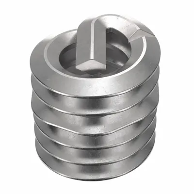 HELI-COIL Helical Insert: Tanged Tang Style, Screw-Locking, #6-32 Thread Size - Screw-Locking Tanged Helical Inserts