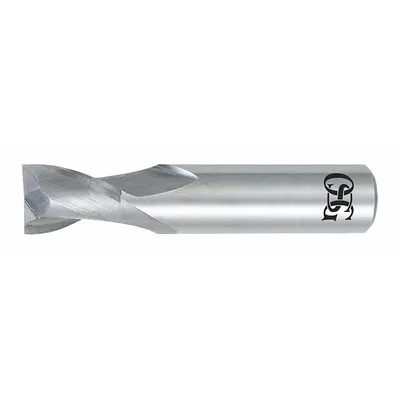 OSG Square End Mill: Carbide, TiAlN Coated, 2 Flute, 3/16" Mill Dia, 3/8" LOC - General Purpose Carbide Square End Mills
