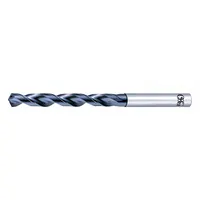 OSG Jobber Length Drill Bit: 1/2", 130° R-Thinning Point, V-Coated Cobalt, Coolant-Through (MPN 17500008)