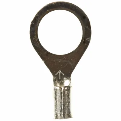 3M Ring Terminal: Bare, 5/16 in Stud Size, 16 AWG to 14 AWG Wire Sizes - Non-Insulated Ring Terminals