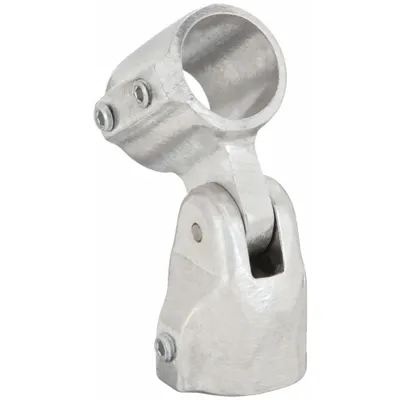 HOLLAENDER Structural Pipe Fitting: Adj Elbow/Tee, Elbow/Tee, 1 1/4 in For Pipe Size - Aluminum Crosses & Tees