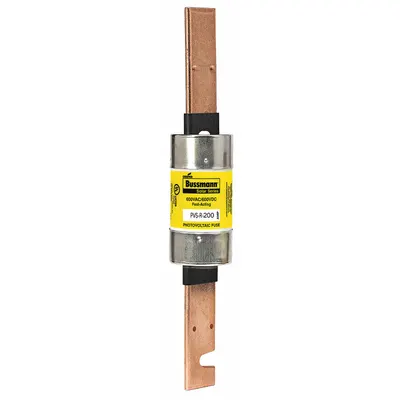 BUSSMANN Solar Fuse: PVS-R Series, Fast-Acting, 200 A - Fast-Acting Cylindrical Fuses