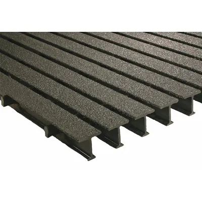 FIBERGRATE Fiberglass Pultruded Grating: Structural Grating, 36 in x 4 ft Nominal Size (WxL) - Flame-Resistant Structural Grating