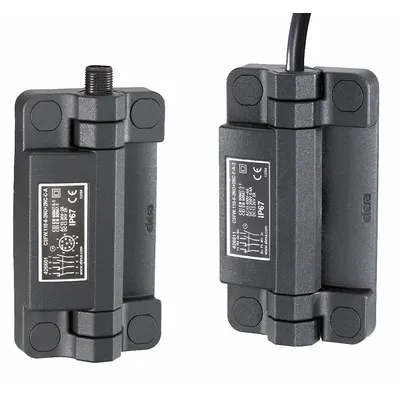 ELESA Hinged Safety Interlock Switch: CFSW Series, Top Output, 1NO/3NC - Hinged Safety-Interlock Switches
