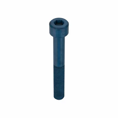 METRIC BLUE Socket Head Cap Screw: M8x1.25 Thread Size, 60 mm Lg, Std, Blue Phosphate - Metric System Standard Socket Head Cap Screws