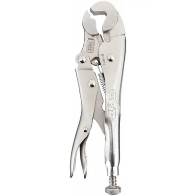 IRWIN Locking Plier: V, Lever, 3/4 in Max Jaw Opening, 7 in Overall Lg, 1 3/16 in Jaw Lg - V-Jaw Locking Pliers