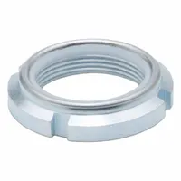 JW WINCO Bearing Locknut: Polyamide Insert, Carbon Steel, Blue Passivated Zinc Plated, 12 mm Nut Wd (MPN 1804.1-M45X1.5)