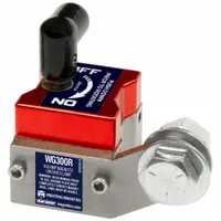 MAG-MATE Magnetic Welding Ground: 300 A, 4 AWG, 150 lb Max Pull, Steel (MPN WG300R)