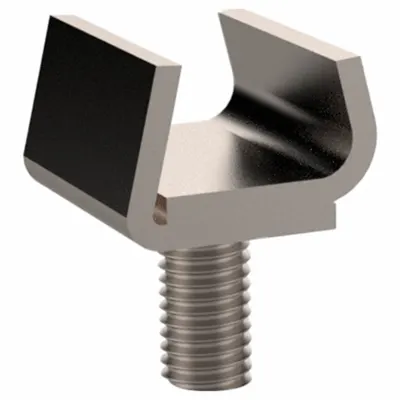 MASON PLASTICS 2-Piece Self-Adjusting Clamp: Similar to Valu Guide VG-018-01 - Conveyor Leveling & Adjusting Components